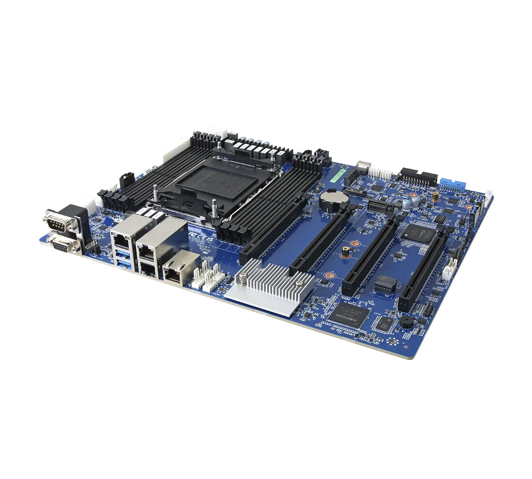 Avalue Technology HPM-GNRUA, rear perspective