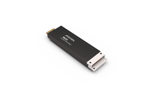 Micron 7600 E1.S 15 mm SSD, representative form-factor view