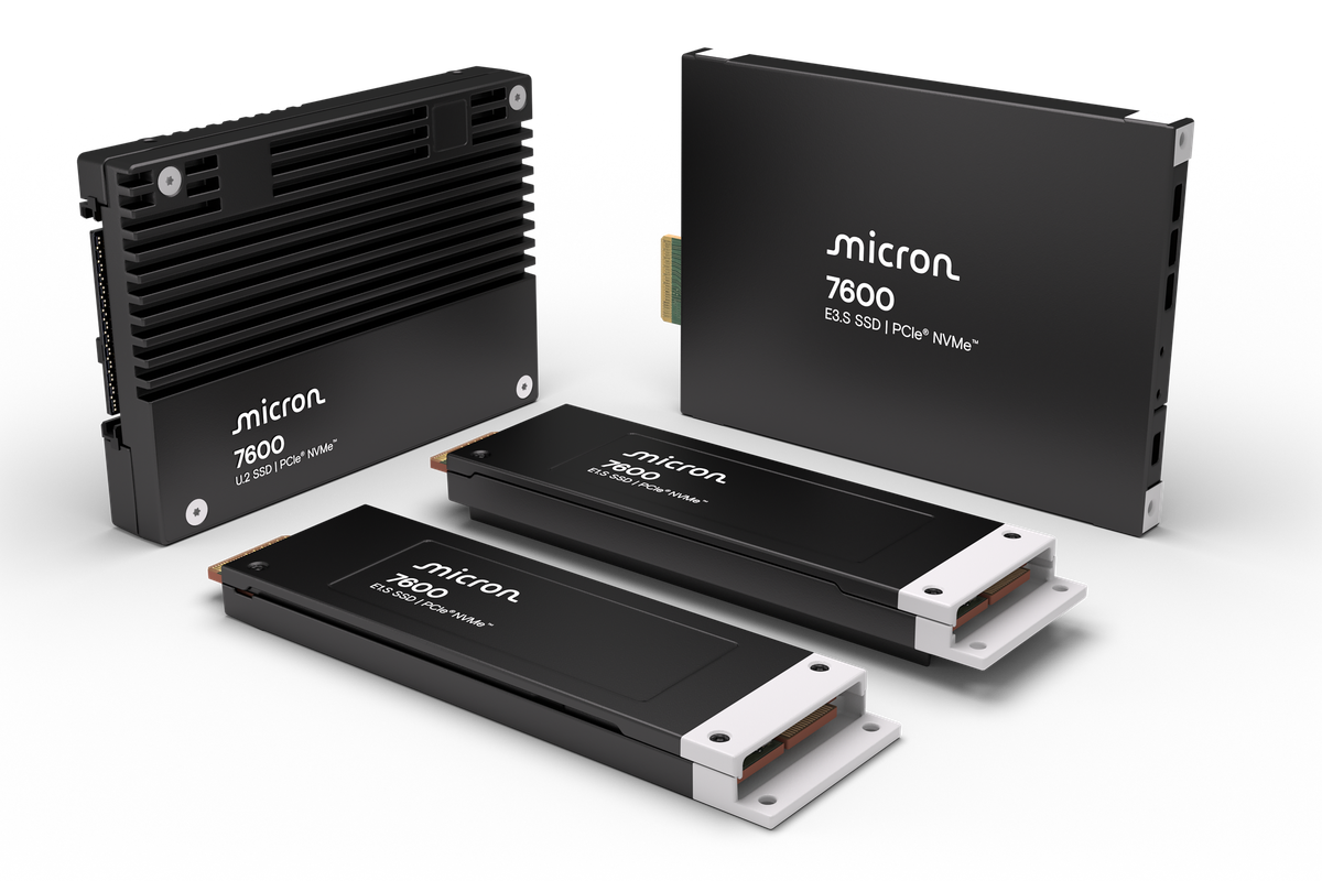 Micron 7600 data center SSD family