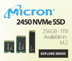 Micron 2450 NVMe SSDs