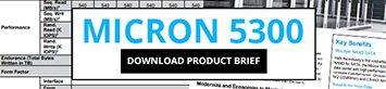 Download the Micron 5300 SATA Product Brief