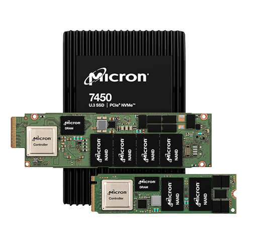 Micron 7450 NVMe SSD Form Factors