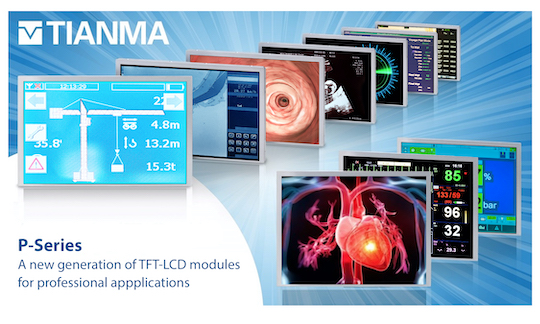 Tianma P Series TFT LCDs