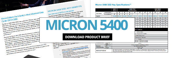 Micron 5400 product brief